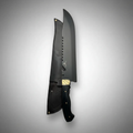 Faca Rambo + Baú de Madeira e Personalização Grátis