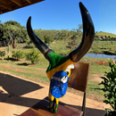 Crânio Bovino Real Para Decoração - Brasil