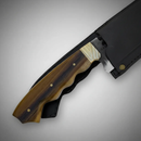 Faca Rambo + Baú de Madeira e Personalização Grátis