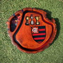 Tábua de Churrasco Personalizada - Flamengo + Kit Churrasco Personalizado
