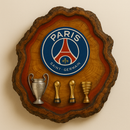 Tábua de Churrasco Personalizada - Paris Saint-Germain + Kit Churrasqueiro