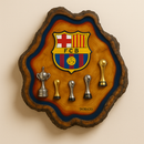 Tábua de Churrasco Personalizada - Barcelona + Kit Churrasqueiro