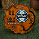 Tábua de Churrasco Personalizada - Grêmio + Kit Churrasco Personalizado
