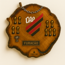 Tábua de Churrasco Personalizada - Atletico Paranaense + Kit Churrasqueiro