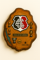 Tábua de Churrasco Personalizada - Santa Cruz + Kit Churrasqueiro (Cópia)