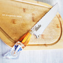 Faca Nossa Senhora Aparecida Artesanal Churrasco Inox 10 Pol