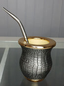 Kit Chimarrao Cuia Polipropileno Bomba Inox Luxo 500gv