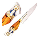 Faca Nossa Senhora Aparecida Artesanal Churrasco Inox 10 Pol