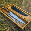 Tábua de Churrasco Personalizada - Vila Nova+ Kit Churrasqueiro