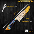 Tábua de Churrasco Personalizada - Grêmio + Kit Churrasco Personalizado