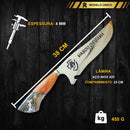 Tábua de Churrasco Personalizada - Vasco + Kit Churrasco Personalizado