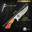 Tábua de Churrasco Personalizada - Flamengo + Kit Churrasco Personalizado