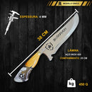 Tábua de Churrasco Personalizada - Bota Fogo + Kit Churrasco Personalizado