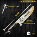Tábua de Churrasco Personalizada - Corinthias + Kit Churrasco Personalizado