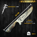 Tábua de Churrasco Personalizada - São Paulo + Kit Churrasco Personalizado