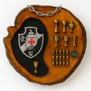 Tábua de Churrasco Personalizada - Vasco + Kit Churrasco Personalizado